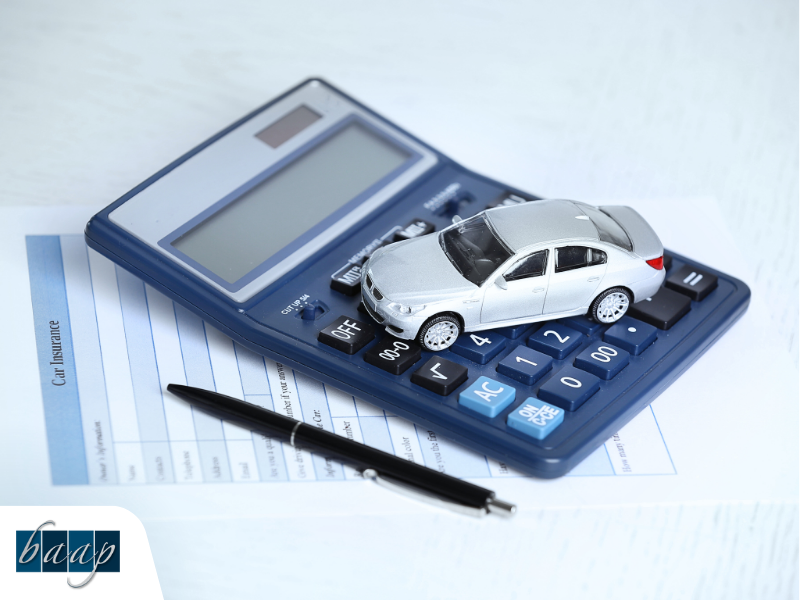Car expense calculation concept showing tax planning for business owners